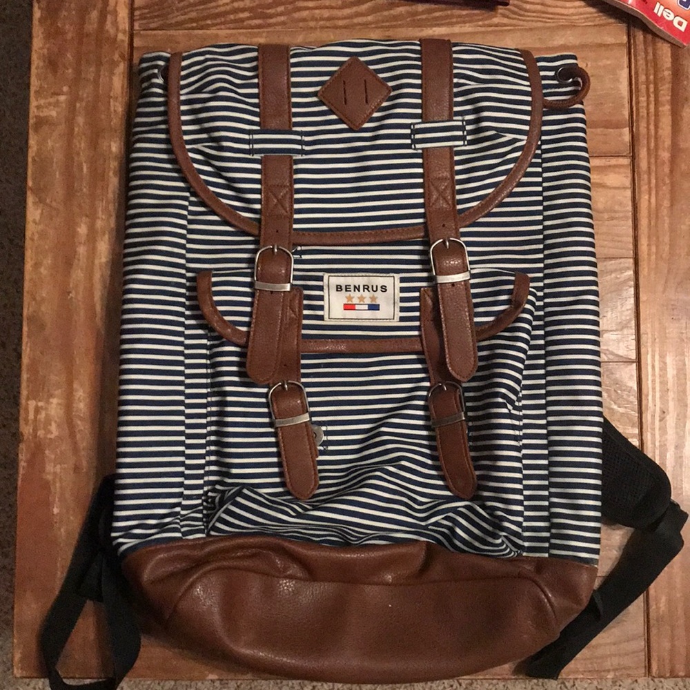 Benrus Scout Striped Backpack Rucksack